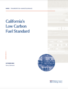 California’s Low Carbon Fuel Standard